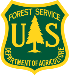 Logo for the Forest Service USDA